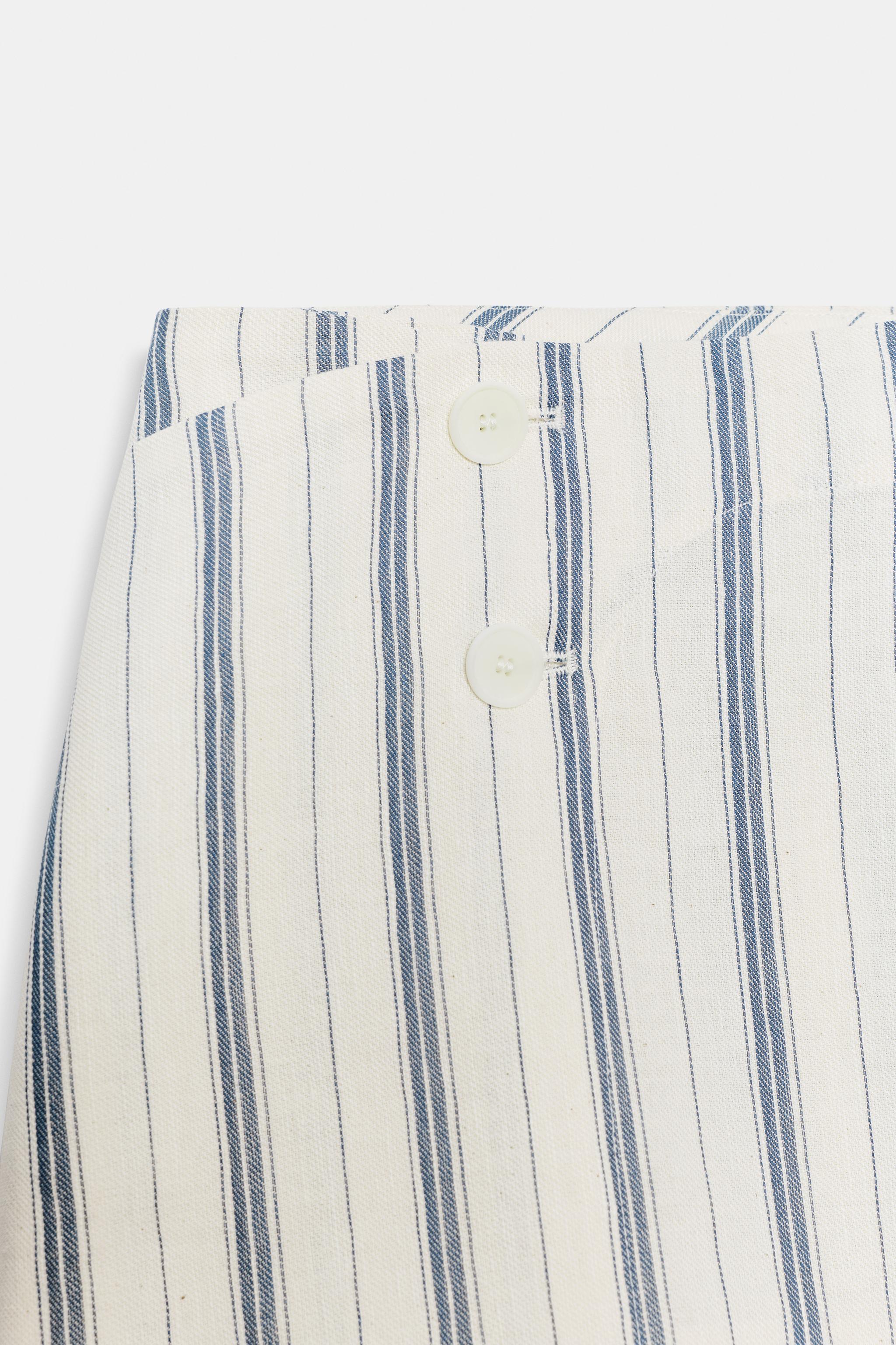 ZW COLLECTION STRIPED PAREO PANTS